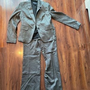 Banana Republic Gray Suit- Blazer and Pant Suit